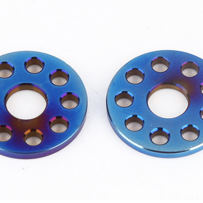 M6/m8/M8 titanium alloy porous hollow widened gasket motorcycle modified metal gasket decorative gasket
